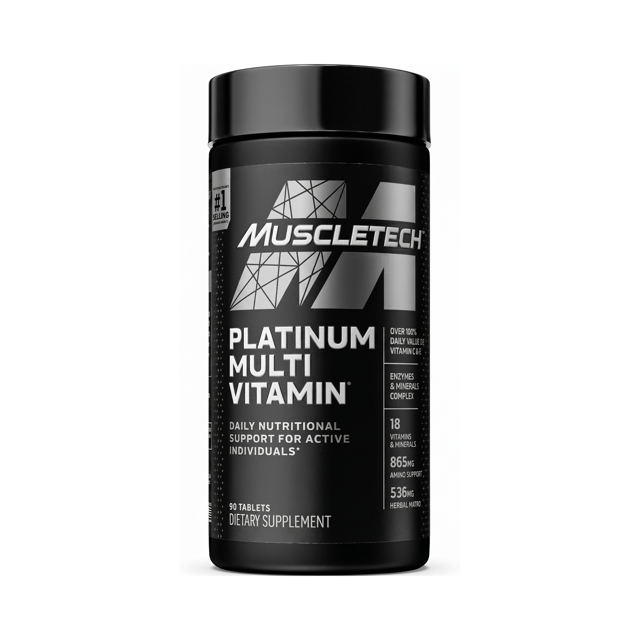 MuscleTech Platinum Multivitamin (90 cápsulas)